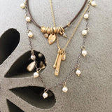 Pearl Dangle Necklace - Pearl Necklace - Rebecca Lankford Designs
