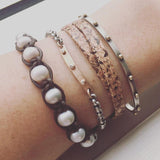 Silver and Gold Cuff - Cuff Bracelets - Rebecca Lankford Designs