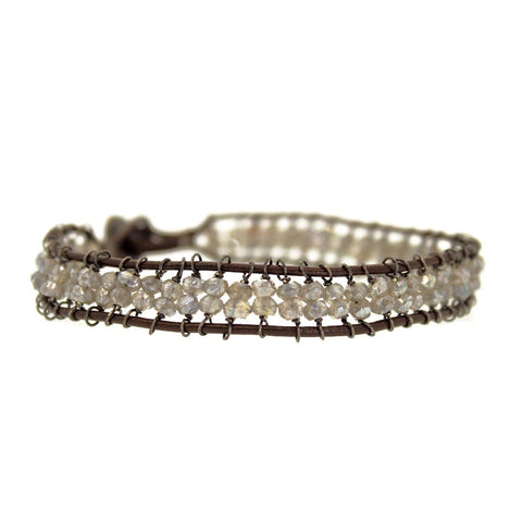 2 Strand Zircon Bracelet