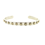 Silver and Gold Cuff - Thick Cuff Bracelet - Rebecca Lankford Designs