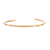 Thin Gold Stud Cuff - Thin Gold Cuff Bracelets - Rebecca Lankford Designs