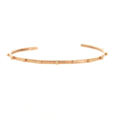 Thin Gold Stud Cuff