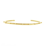 Thin Gold Stud Cuff - Thin Gold Cuff Bracelet - Rebecca Lankford Designs