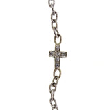 White Gold Diamond Cross