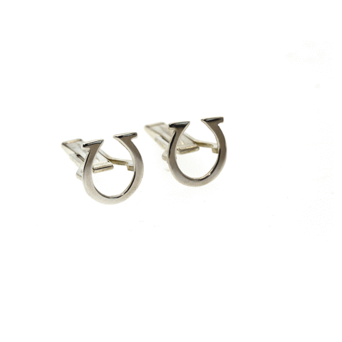 Silver Horseshoe Cufflinks
