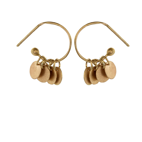 Gold Gypsy Hoop Earrings