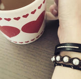 Leather Pearl Bracelet - Rebecca Lankford Designs