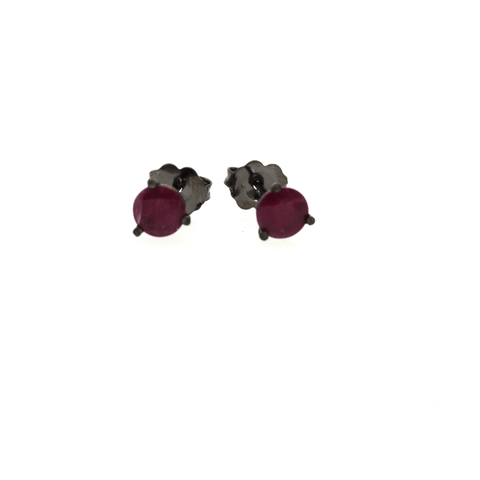 Ruby Martini Stud Earrings