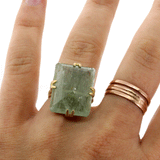 Handcrafted Aquamarine Ring - Rebecca Lankford Designs
