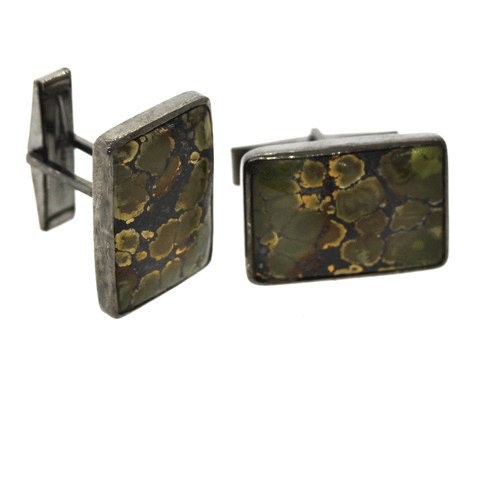 Natural Turquoise Cuff links