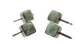 Turquoise Tuxedo Studs - Custom Tuxedo Stud Set - Rebecca Lankford Designs