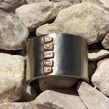 Chunky White Gold Baguette Bezel Ring