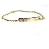 custom gold bracelet - rebecca lankford designs