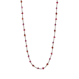 Ruby Silk Necklace - Ruby Necklace - Rebecca Lankford Designs