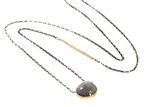 Gemstone necklace - labradorite necklace - Rebecca Lankford Designs