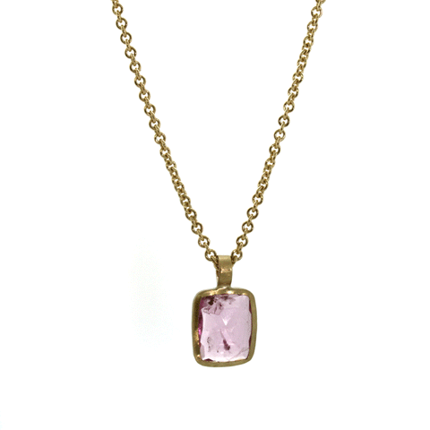 Pink Tourmaline Necklace