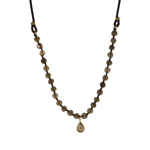 Smokey Topaz Necklace