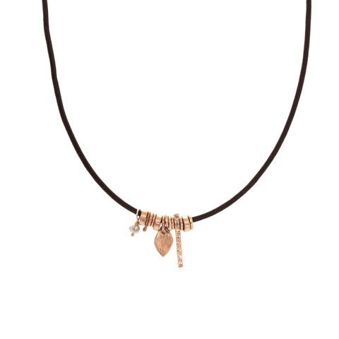 Rose Gold Trinket Necklace