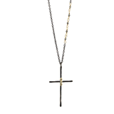 Silver Byzantine Cross Necklace - Cross Necklace - Rebecca Lankford Designs