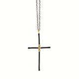 Silver Byzantine Cross Necklace - Cross Necklace - Rebecca Lankford Designs