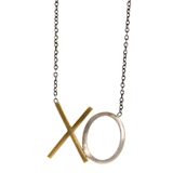 Extra Large "XO" Necklace - Handcrafted Necklace - Rebecca Lankford Designs - 1