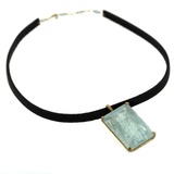 Chunky Aquamarine Choker - Aquamarine Choker Necklace - Rebecca Lankford Designs - 2