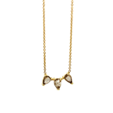 Triple Champagne Diamond Necklace - Rebecca Lankford Designs