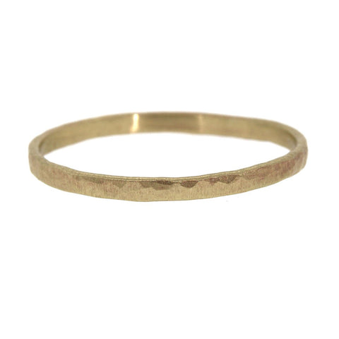 Gold Textured Ring