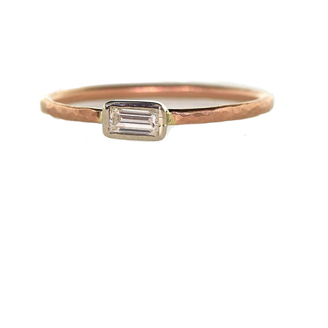 East West Baguette Ring