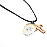 Handcrafted Cross Necklace - Celebrating 8 Years - Rebecca Lankford Designs - 2
