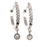 Diamond Hoop Earrings - Rebecca Lankford Designs