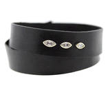 Rebecca Lankford Leather Diamond Wrap Bracelet - Rebecca Lankford Custom Jewelry