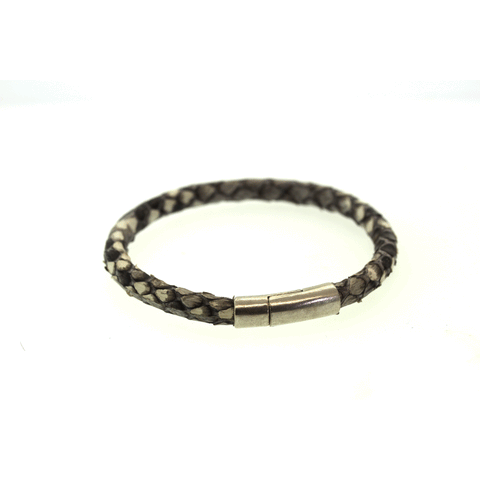 Men's Gray Python Bracelet
