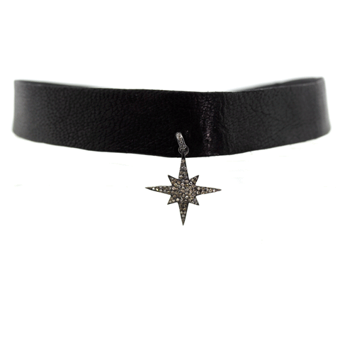 Pave Diamond Starburst Choker