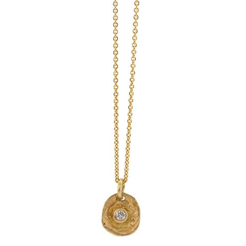 Diamond Oyster Necklace