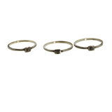 Push Present - Initial Ring Stack - Rebecca Lankford Designs - 2