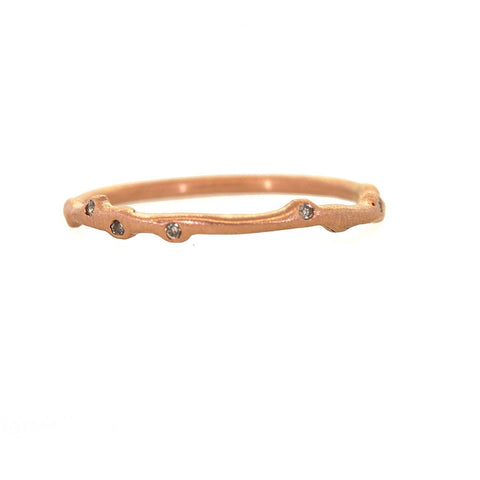 Rose Gold Twig Ring
