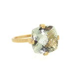 Green Amethyst Ring