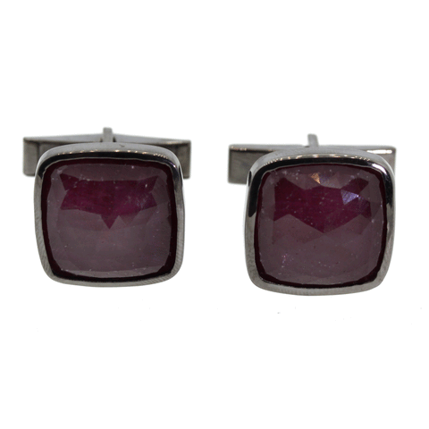 Ruby Cufflinks