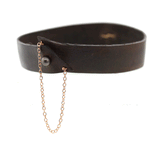 Sister Chocolate Diamond Leather Bracelets - Custom Leather Bracelets - Rebecca Lankford Designs - 2