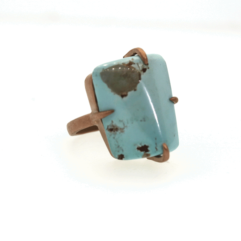 Organic Turquoise Ring